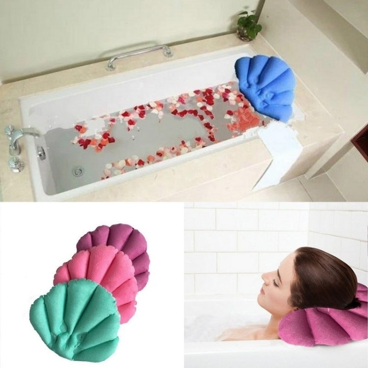 Shell Shaped Soft Bathroom Pillow Home Comfortable Spa Inflatable Bathtub Cushion, Random Color Delivery - Bath Pillows by PMC TechLife | Online Shopping South Africa | PMC TechLife