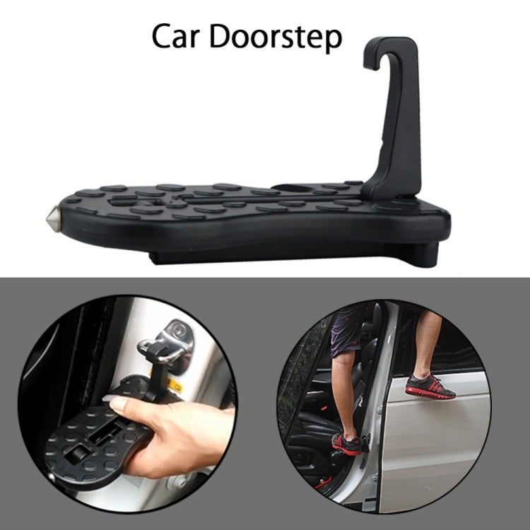 Car Doorstep Vehicle Rooftop Roof Rack Assistance Easy Install The Door Step Hooked On Car Truck SUV Portable Safety Hammer - Emergency Hammer by PMC TechLife | Online Shopping South Africa | PMC TechLife