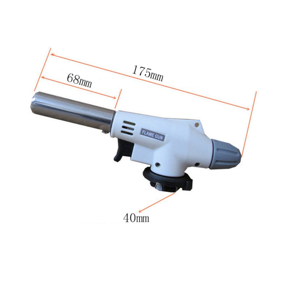 Gas Torch Flame Gun Blowtorch Cooking Soldering Butane Auto Lgnition Gas Burner Lighter Heating Welding Tools