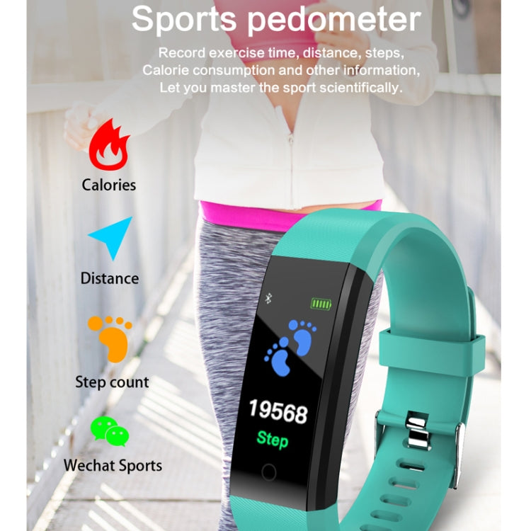 ID115 Plus Smart Bracelet Fitness Heart Rate Monitor Blood Pressure Pedometer Health Running Sports SmartWatch for IOS Android(dark blue) - Smart Wristbands by PMC TechLife | Online Shopping South Africa | PMC TechLife | Buy Now Pay Later Mobicred