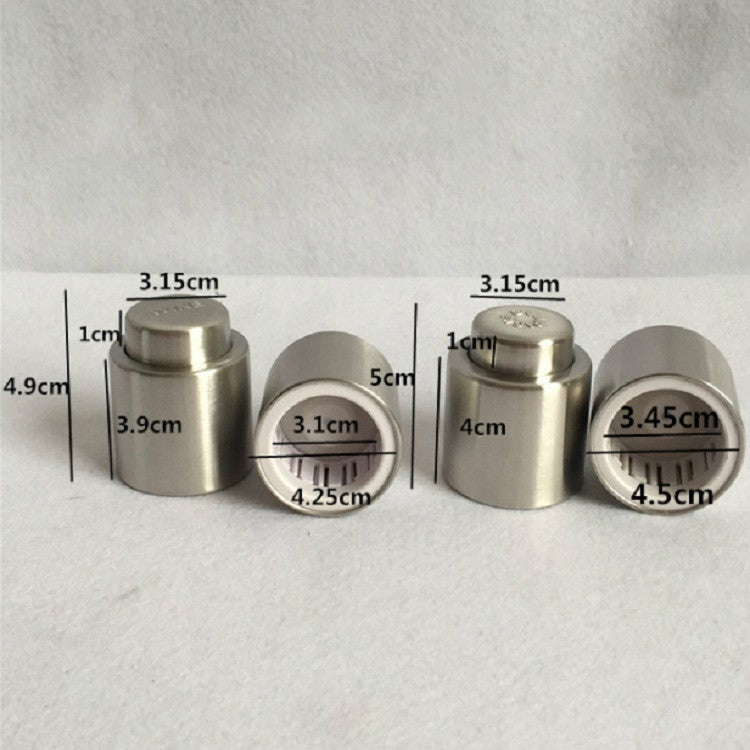 Push Stainless Steel Red Wine Stopper Champagne Stopper, Style:Red Wine Stopper - Bottle Stopper by PMC TechLife | Online Shopping South Africa | PMC TechLife