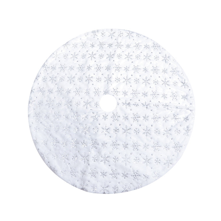 Christmas Tree Plush Sequin Embroidered Bottom Decorative Skirt, Size:90cm(Silver) - free shipping - PMC TechLife - Order now!