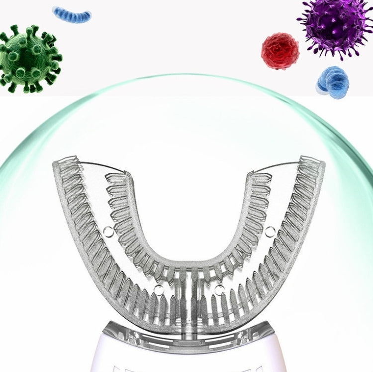 Lazy U-shaped Mouth Whitening Tooth Electric Toothbrush(White) - free shipping - PMC TechLife - Order now!