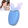 Lazy U-shaped Mouth Whitening Tooth Electric Toothbrush(Blue) - free shipping - PMC TechLife - Order now!