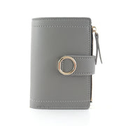 Women Wallets Small Fashion Leather Purse Ladies Card Bag For Female Purse Money Clip Wallet(Light Pink)