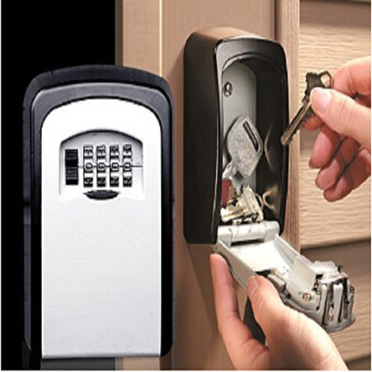 Safety Home Durable Storage Box Key Hider 4 Digit Security Secret Code Lock Wall Mounted Combination Password Keys Box - free shipping - PMC Jewellery - Order now!