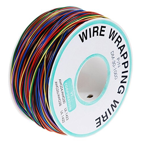 8 Colors 30AWG Wire Tinned Copper Solid PVC Insulation Wrapping Wire - Welding Wire by PMC TechLife | Online Shopping South Africa | PMC TechLife