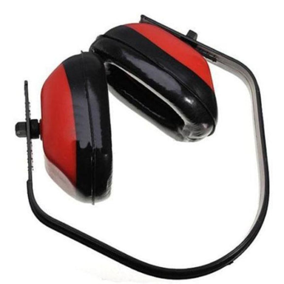 Anti-Noise Safety Work Sleep Hearing Protection Headphones Protective Earmuffs(Red)