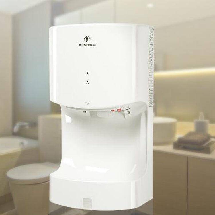 MODUN High Speed Fully Automatic Induction Intelligence Hand Dryer Hot and Cold Hand Dryer for Toilet, size:250*165*470MM(white) - free shipping - PMC Jewellery - Order now!