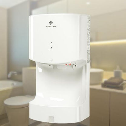 MODUN High Speed Fully Automatic Induction Intelligence Hand Dryer Hot and Cold Hand Dryer for Toilet, size:250*165*470MM(white) - free shipping - PMC Jewellery - Order now!