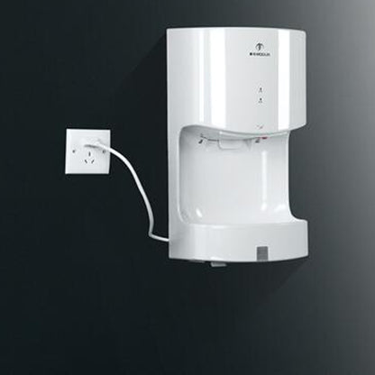 MODUN High Speed Fully Automatic Induction Intelligence Hand Dryer Hot and Cold Hand Dryer for Toilet, size:250*165*470MM(white) - free shipping - PMC Jewellery - Order now!