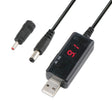 USB Boost Cable 5V Step Up to 9V 12V Adjustable Voltage Converter 1A Step-up Volt Transformer DC Power Regulator with Switch EU - AC Adapers by PMC TechLife | Online Shopping South Africa | PMC TechLife