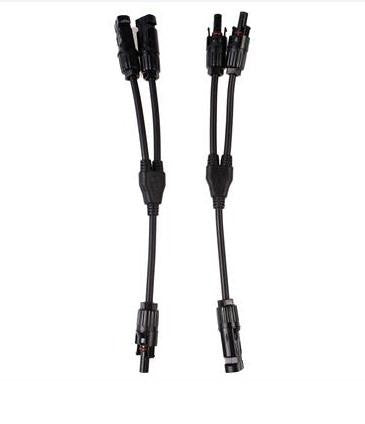 1 Pair MC4 Branch Y Adapter Connectors M/M/F and F/F/M for Solar Panels Cable(mc4)