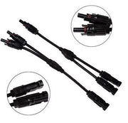 1 Pair MC4 Branch Y Adapter Connectors M/M/F and F/F/M for Solar Panels Cable(mc4)