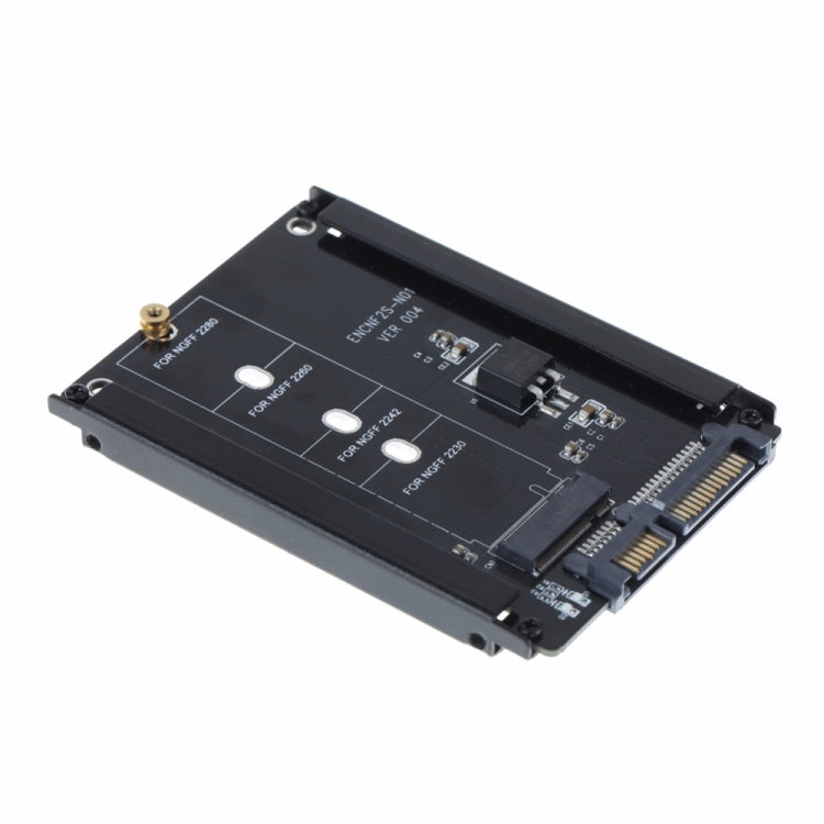 Metal Case CYB + M Socket 2 M.2 NGFF (SATA) SSD to 2.5 SATA Adapter for 2230/2242/2260/2280mm M2 NGFF SSD Solid State Hard Drive - Add-on Cards by PMC TechLife | Online Shopping South Africa | PMC TechLife