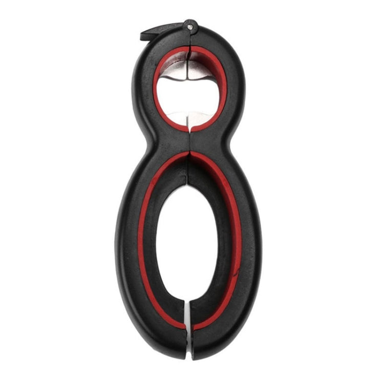 2 PCS 6 in 1 Multi-Function Twist Bottle Opener All in One Jar Gripper Wine Beer Lid Twist Off Jar Opener Claw(Red) - free shipping - PMC TechLife - Order now!