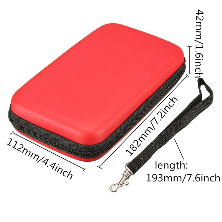 EVA Hard Carry Case Cover for New 3DS XL LL Skin Sleeve Bag Pouch(Red) - Bags by PMC TechLife | Online Shopping South Africa | PMC TechLife | Buy Now Pay Later Mobicred