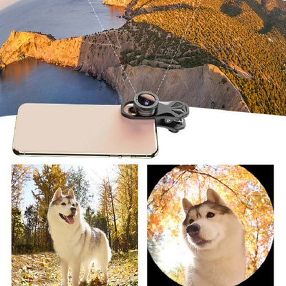 APEXEL APL-DG11 11 in 1 Multifunctional Fisheye Wide-angle Macro Polarized Starlight Gradient Filter Set Universal Mobile Phone Lens Set - free shipping - PMC Jewellery - Order now!