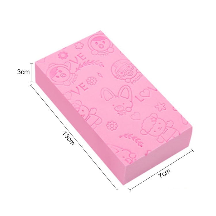 Baby Shower Spa Bath Square Sponge Body Cleaning Scrub(Pink) - free shipping - PMC TechLife - Order now!