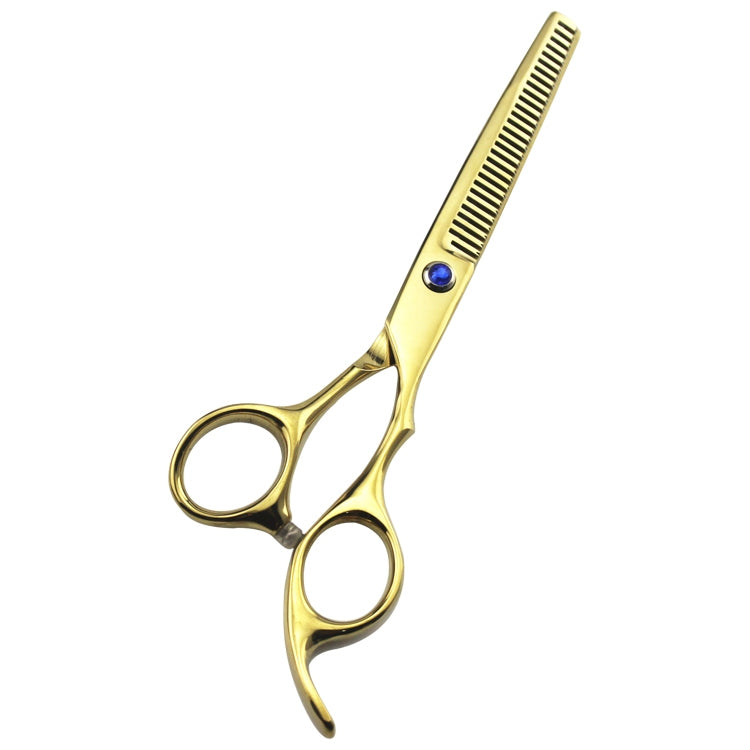 Professional Hair Cutting Scissor Hairdressing Kit Thinning Scissors Barber(Gold Thinning���SXLC-605T)) - Hair Trimmer by PMC TechLife | Online Shopping South Africa | PMC TechLife | Buy Now Pay Later Mobicred