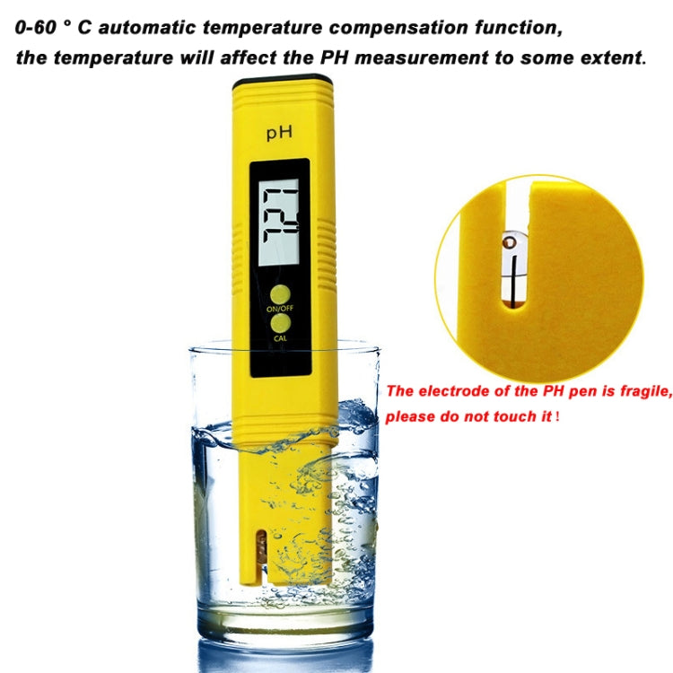Portable High-precision PH Test Pen PH Acidity Meter PH Water Quality Detection Instrument(Blue) - PH & Moisture Meter by PMC TechLife | Online Shopping South Africa | PMC TechLife
