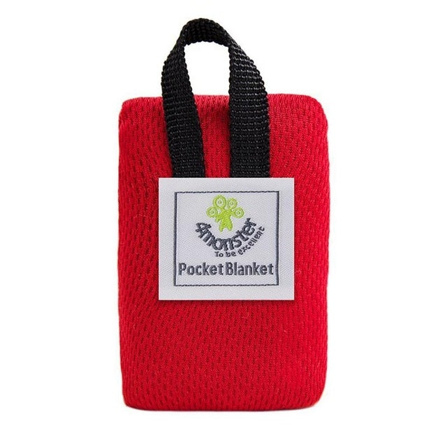 Portable Ultra-thin Folding Camping Mat Pocket Water-resistant Blanket Outdoor Picnic Mat Sand Beach Mat, Size: 70*110cm(Red)