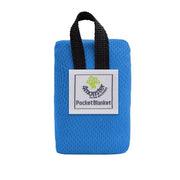 Portable Ultra-thin Folding Camping Mat Pocket Water-resistant Blanket Outdoor Picnic Mat Sand Beach Mat, Size: 70*110cm(Blue)