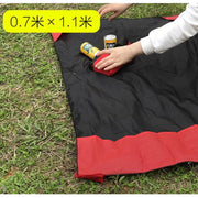 Portable Ultra-thin Folding Camping Mat Pocket Water-resistant Blanket Outdoor Picnic Mat Sand Beach Mat, Size: 70*110cm(Blue)
