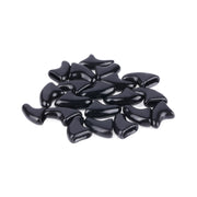 20 PCS Silicone Soft Cat Nail Caps / Cat Paw Claw / Pet Nail Protector/Cat Nail Cover, Size:L(Black)