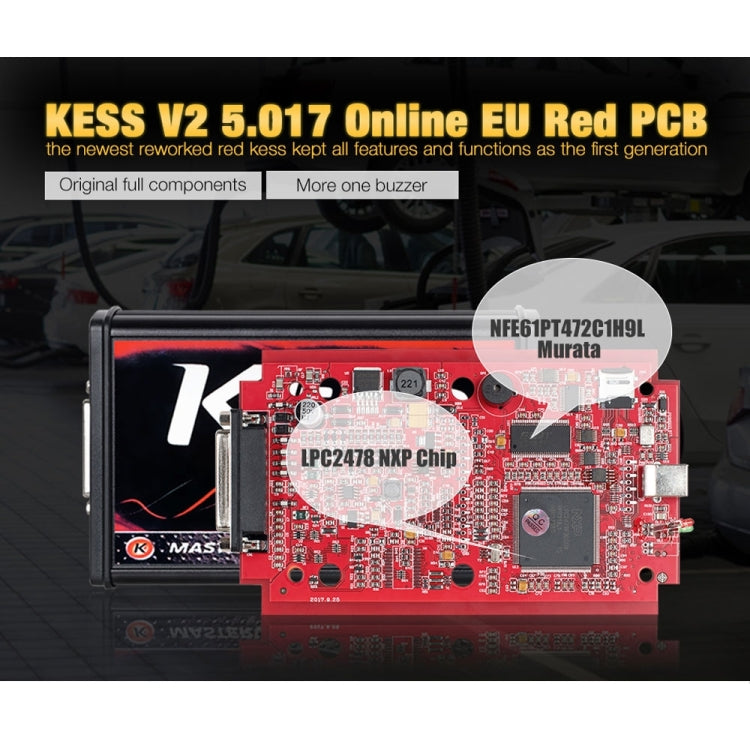 V2 V5.017 EU ECM Titanium Winols KESS 4 LED Online Master Version ECU OBD 2 Car / Truck Programmer Tool - Code Readers & Scan Tools by PMC Jewellery | Online Shopping South Africa | PMC Jewellery