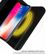 RT1 10W QI Universal Multi-function Mobile Phone Wireless Charger with Alarm Clock & Time / Calendar / Temperature Display(White)