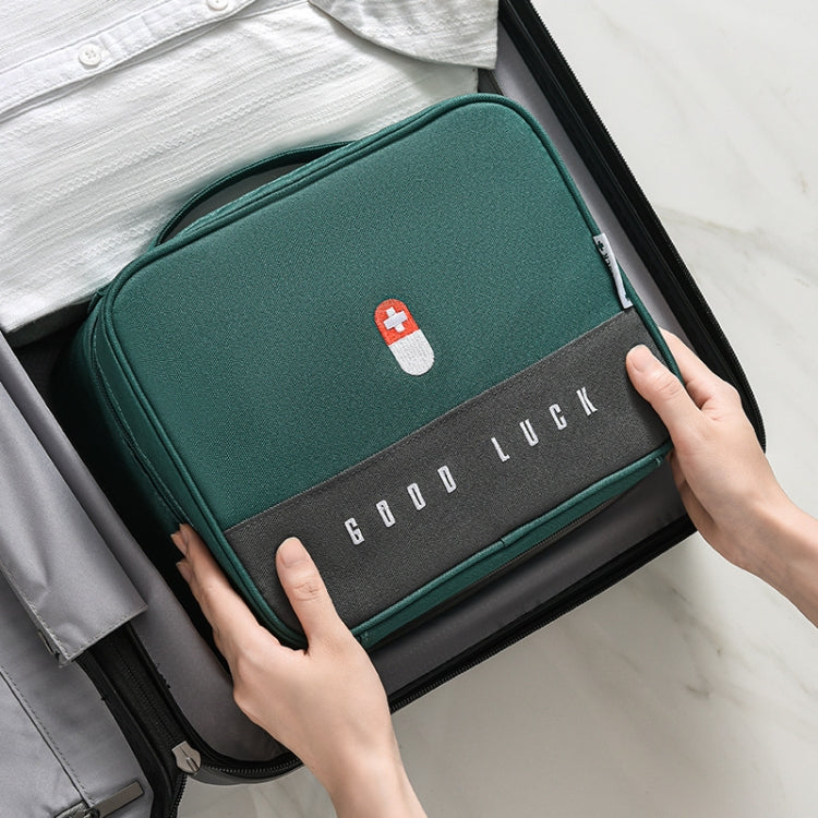 Thickened Large-Capacity Multifunctional Medicine Box Family Portable Storage Bag(Green) - free shipping - PMC TechLife - Order now!