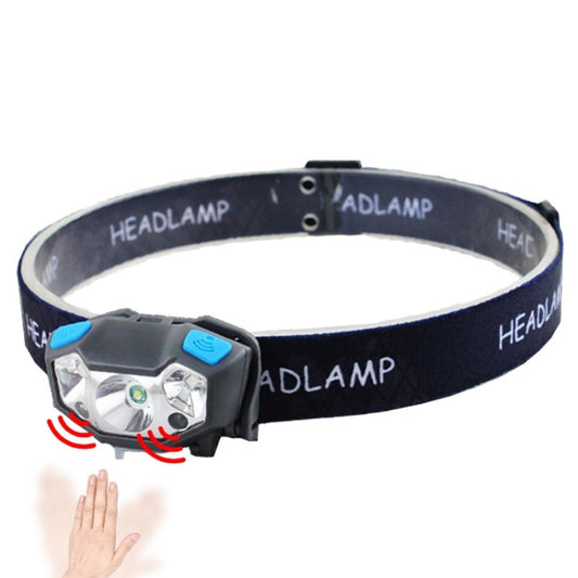 Usb Rechargeable Waterproof Sensor Headlight Outdoor Fishing Light(Black) - free shipping - PMC Jewellery - Order now!
