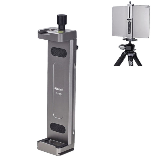 Xiletu Xj15 Live Broadcast Desktop Full Metal Tripod Mount Tablet Pc Phone Clamp With 1/4 Inch Screw Holes & Cold Shoe Base(Silver Grey) - free shipping - PMC Jewellery - Order now!