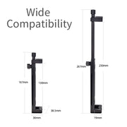 Xiletu Xj15 Live Broadcast Desktop Full Metal Tripod Mount Tablet Pc Phone Clamp With 1/4 Inch Screw Holes & Cold Shoe Base(Silver Grey)