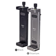 Xiletu Xj15 Live Broadcast Desktop Full Metal Tripod Mount Tablet Pc Phone Clamp With 1/4 Inch Screw Holes & Cold Shoe Base(Silver Grey)