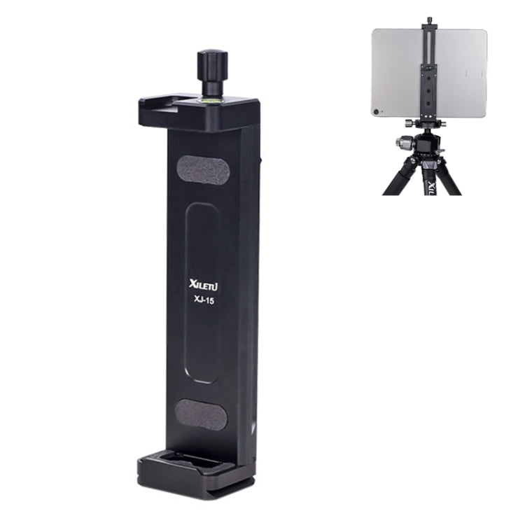 Xiletu Xj15 Live Broadcast Desktop Full Metal Tripod Mount Tablet Pc Phone Clamp With 1/4 Inch Screw Holes & Cold Shoe Base(Black) - free shipping - PMC TechLife - Order now!