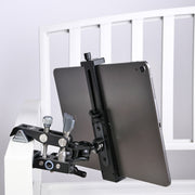 Xiletu Xj15 Live Broadcast Desktop Full Metal Tripod Mount Tablet Pc Phone Clamp With 1/4 Inch Screw Holes & Cold Shoe Base(Black)