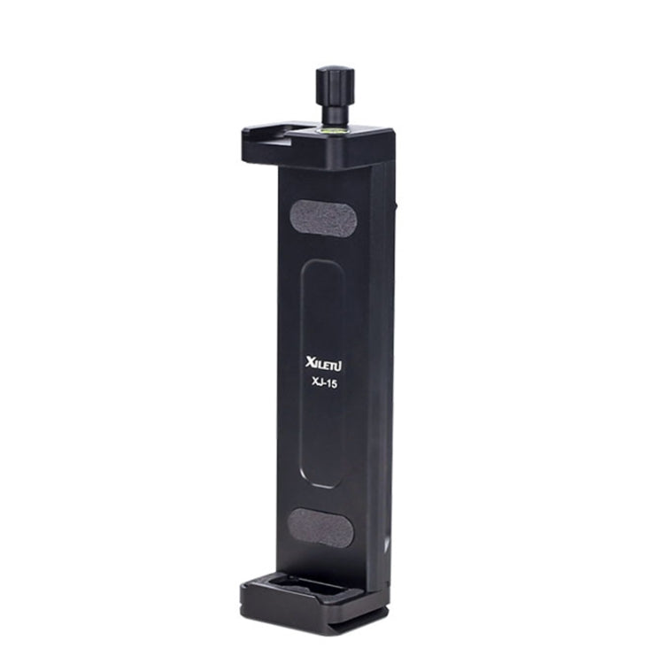 Xiletu Xj15 Live Broadcast Desktop Full Metal Tripod Mount Tablet Pc Phone Clamp With 1/4 Inch Screw Holes & Cold Shoe Base(Black)