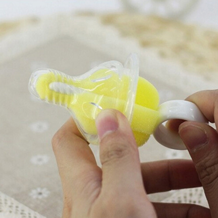 5 PCS 360 Degree Rotating Sponge yellow Baby Nipple Brush Babies Teat Cleaning Feeding Bottle Brushes Infant Pacifier Cleaner - Cups & Silicone Nipple by PMC TechLife | Online Shopping South Africa | PMC TechLife | Buy Now Pay Later Mobicred