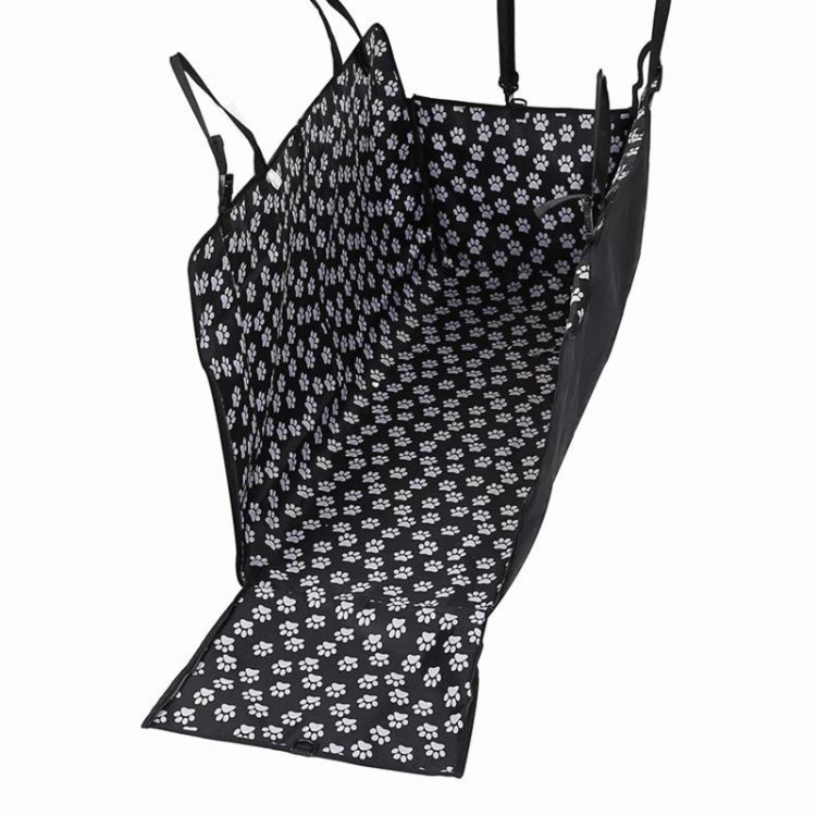 Waterproof Rear Back Pet Dog Car Seat Cover Mats Hammock Protector With Safety Belt, Size:130x150x38cm(Black) - Seat Accessories by PMC TechLife | Online Shopping South Africa | PMC TechLife