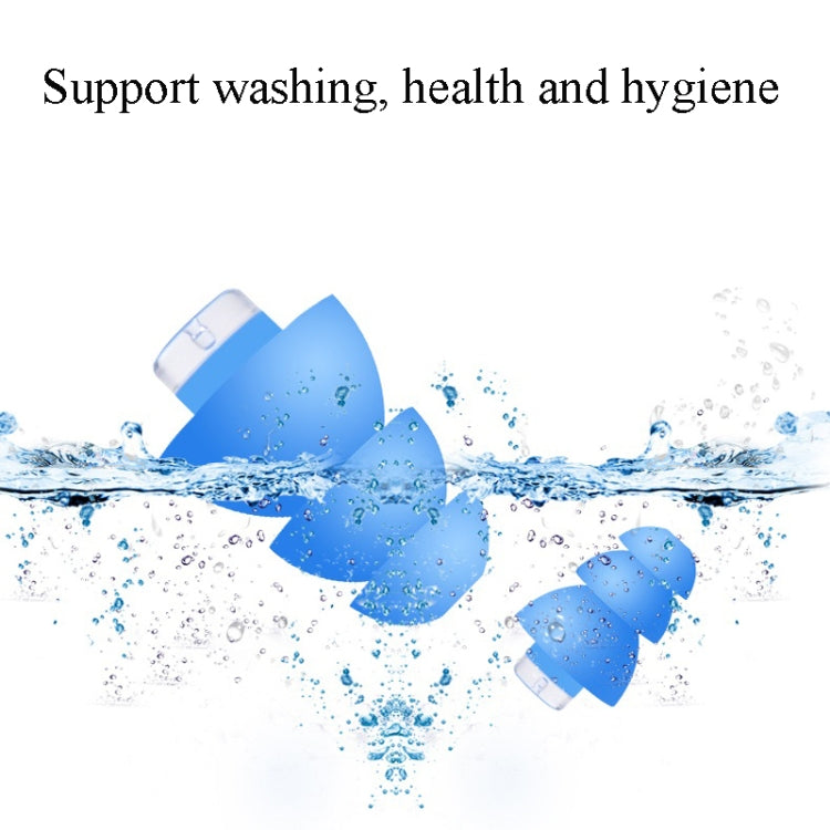 Anti-Noise Sleep Earplugs Silicone Soundproof Earplugs Industrial Noise Cancelling Silent Earplugs(Orange) - Earmuff & Pad by PMC TechLife | Online Shopping South Africa | PMC TechLife