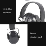 Learn Sleep Industry Noise Cancelling Earmuffs Shooting Soundproof Earmuffs(Black)