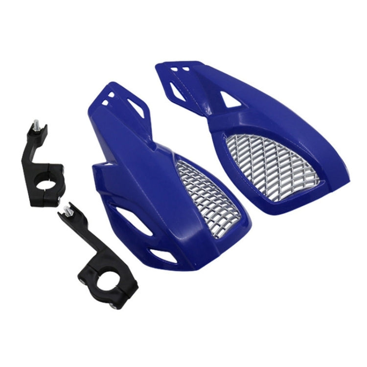 24CM Motorcycle Handguard Hand Guard Protector for Kawasaki Suzuki Honda Yamaha Moto Dirt Bike ATVS With Mount Kit(Blue) - Grips by PMC TechLife | Online Shopping South Africa | PMC TechLife