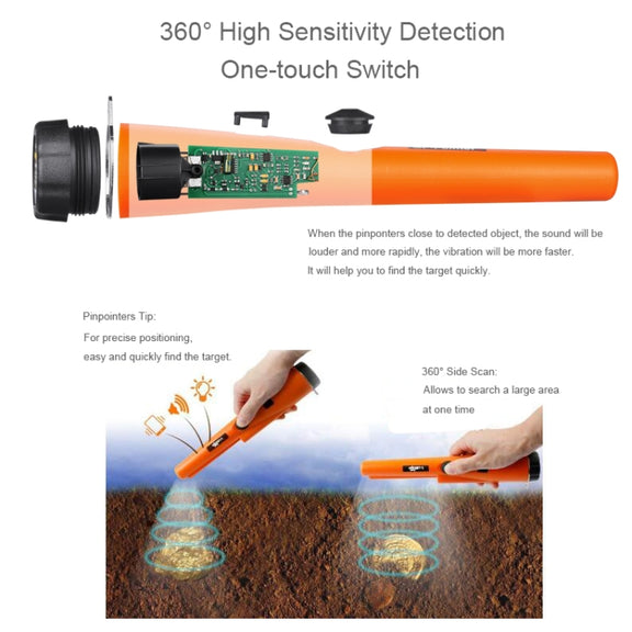 GP-Pointer S Metal Detector Gold Detector Pointer Pinpointing(Orange) Random Package Delivery