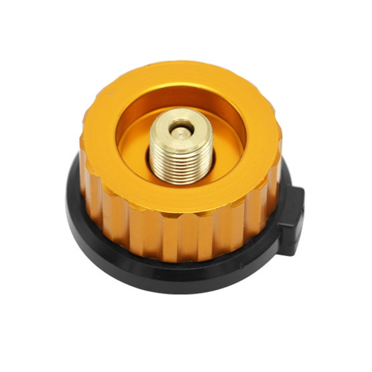 2 PCS Outdoor Camping Hiking Stove Burner Adaptor Split Type Furnace Converter Connector Auto-off Gas Cartridge Tank Cylinder Adapter(Gold) - Others by PMC TechLife | Online Shopping South Africa | PMC TechLife