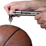 WILD MAN Mountain Road Bike Portable Bicycle Pump Us And French Mouth Universal Pump Mini Basketball Football Pump(Red)