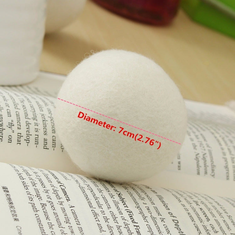 Laundry Clean Ball Reusable Natural Organic Laundry Fabric Softener Ball Premium Organic Wool Dryer Balls - Sponges, Cloths & Brushes by PMC TechLife | Online Shopping South Africa | PMC TechLife | Buy Now Pay Later Mobicred
