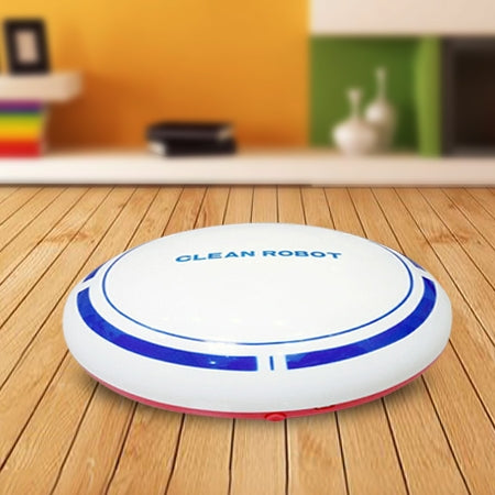 2 In 1 Rechargeable Floor Sweeping Robot Dust Catcher Intelligent Auto-Induction Floor Sweeping Robot Vacuum Cleaner(White)