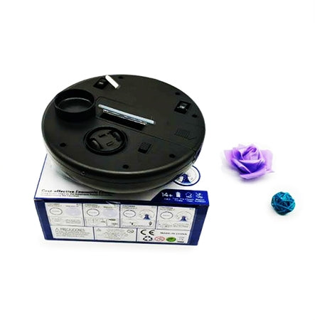 2 In 1 Rechargeable Floor Sweeping Robot Dust Catcher Intelligent Auto-Induction Floor Sweeping Robot Vacuum Cleaner(White)